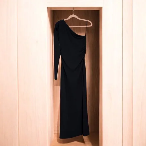 J. Crew One-shoulder dress in jersey crepe Size Small - Picture 5 of 13